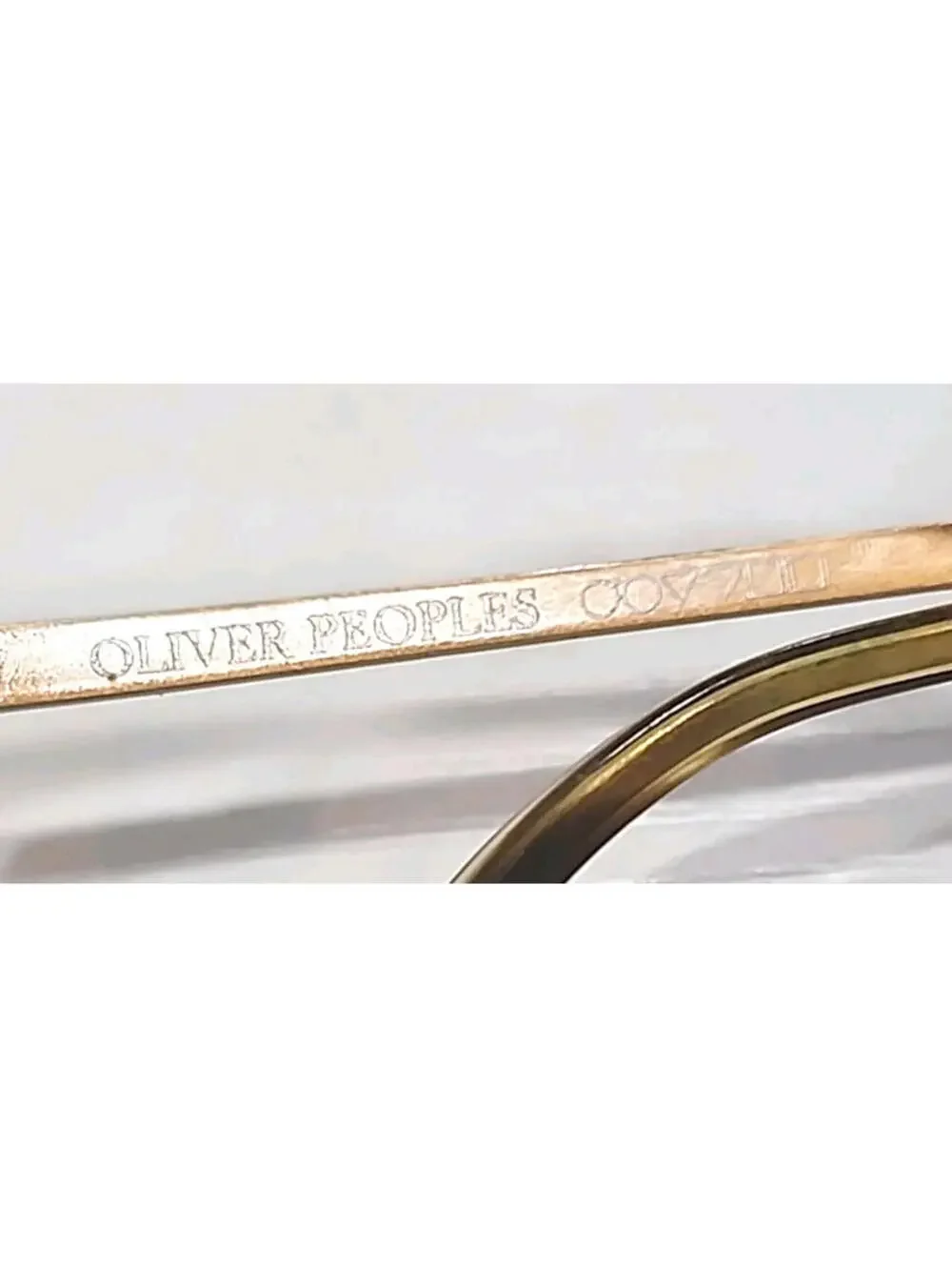 Oliver Peoples OV5105 1003 Jodelle Brown Gold Rectangle Eyeglasses 50-16 135